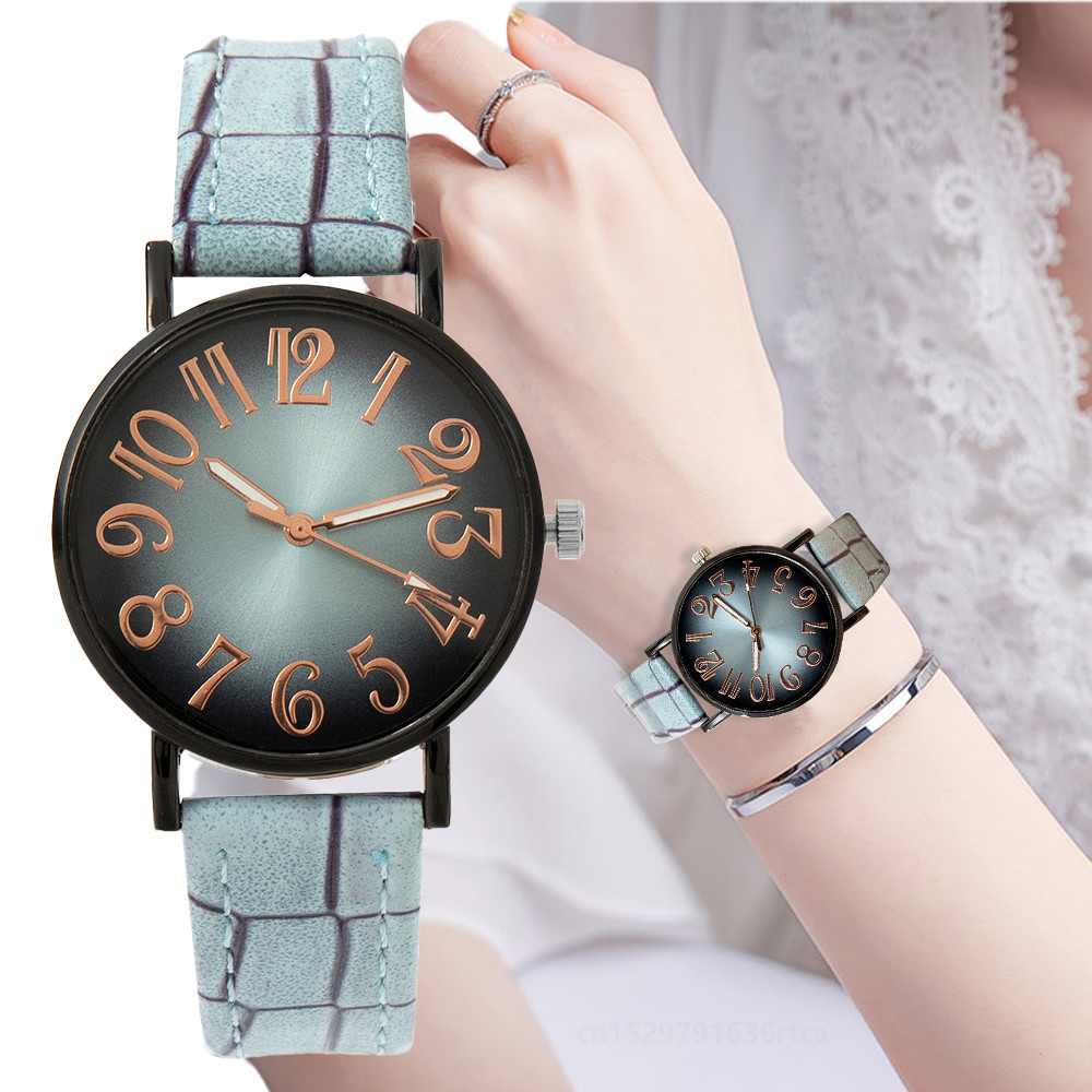 Luxury Watch Female - Часы наручные женские кварцевые в клетку,