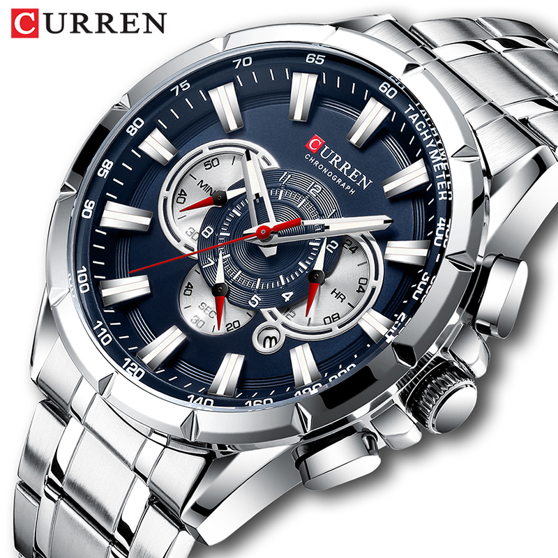 Luxury Watch Affordable - CURREN наручные часы мужские водонепроницаемые Хронограф