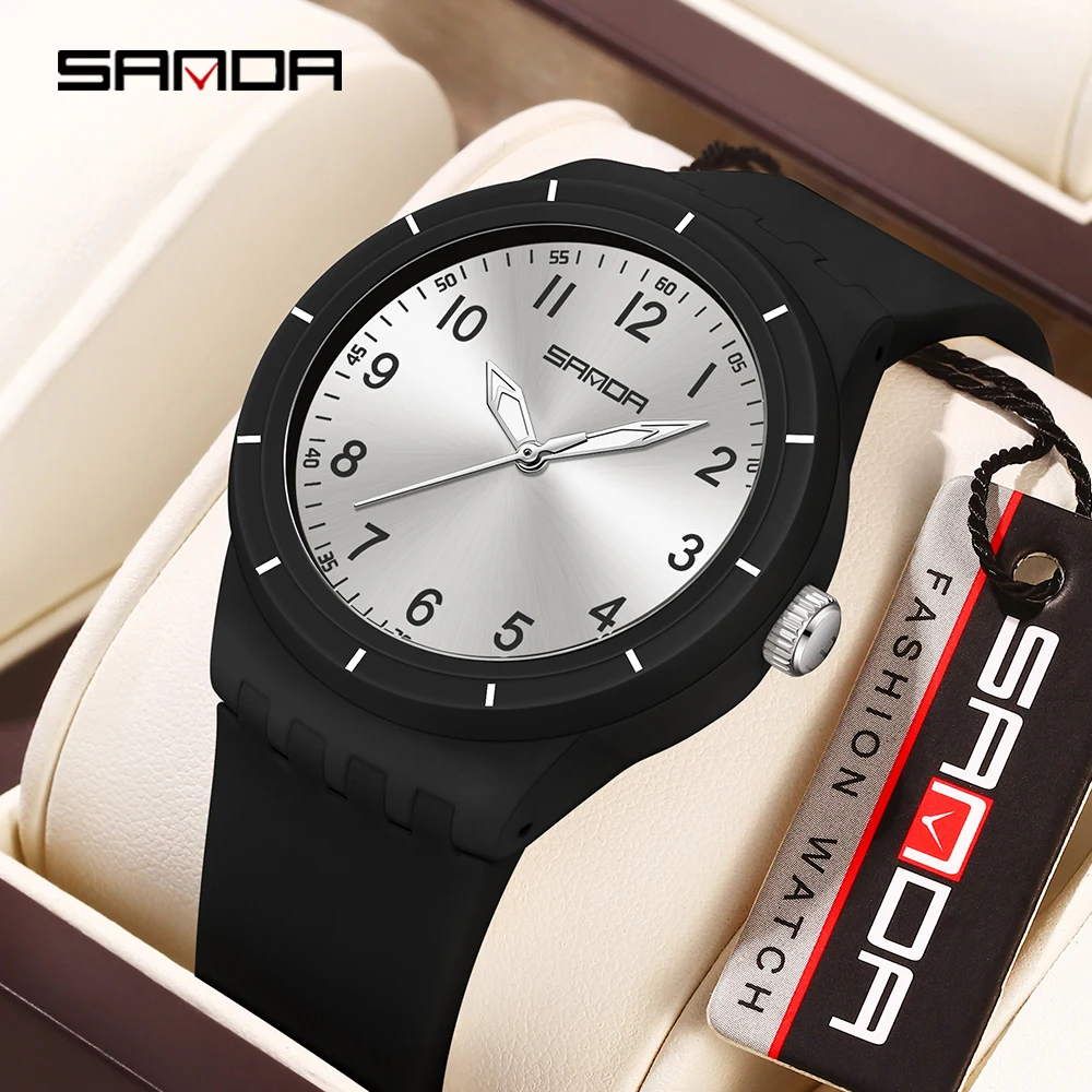 Luxury Watch Store - SANDA 9075, легкие женские кварцевые часы,