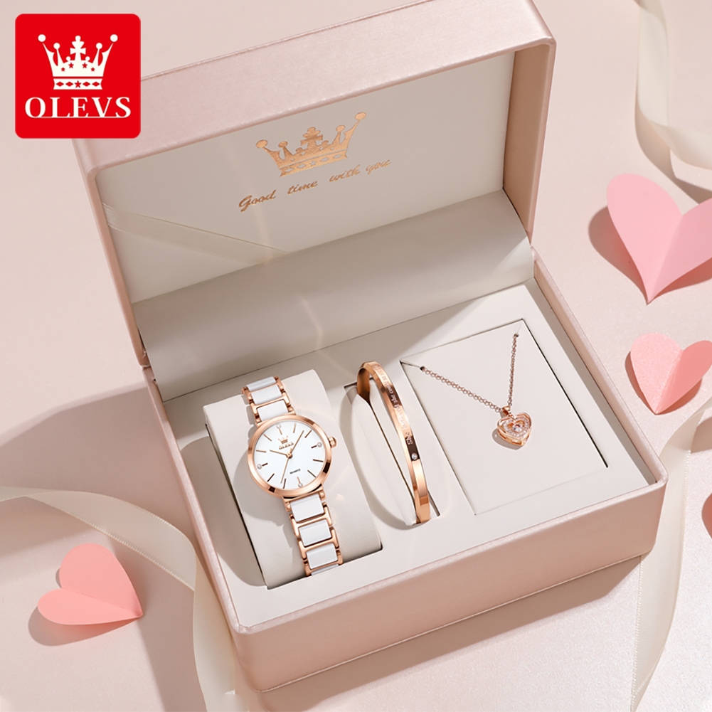 Luxury Watch Lady - OLEVS женские часы 5877, роскошные элегантные