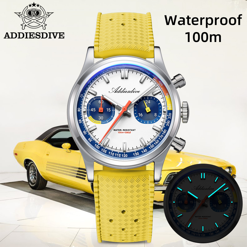 Luxury Watch Rubber Strap - ADDIESDIVE модные мужские кварцевые наручные часы