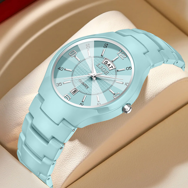 Luxury Watch Lady - LIGE Роскошные элегантные кварцевые женские часы,