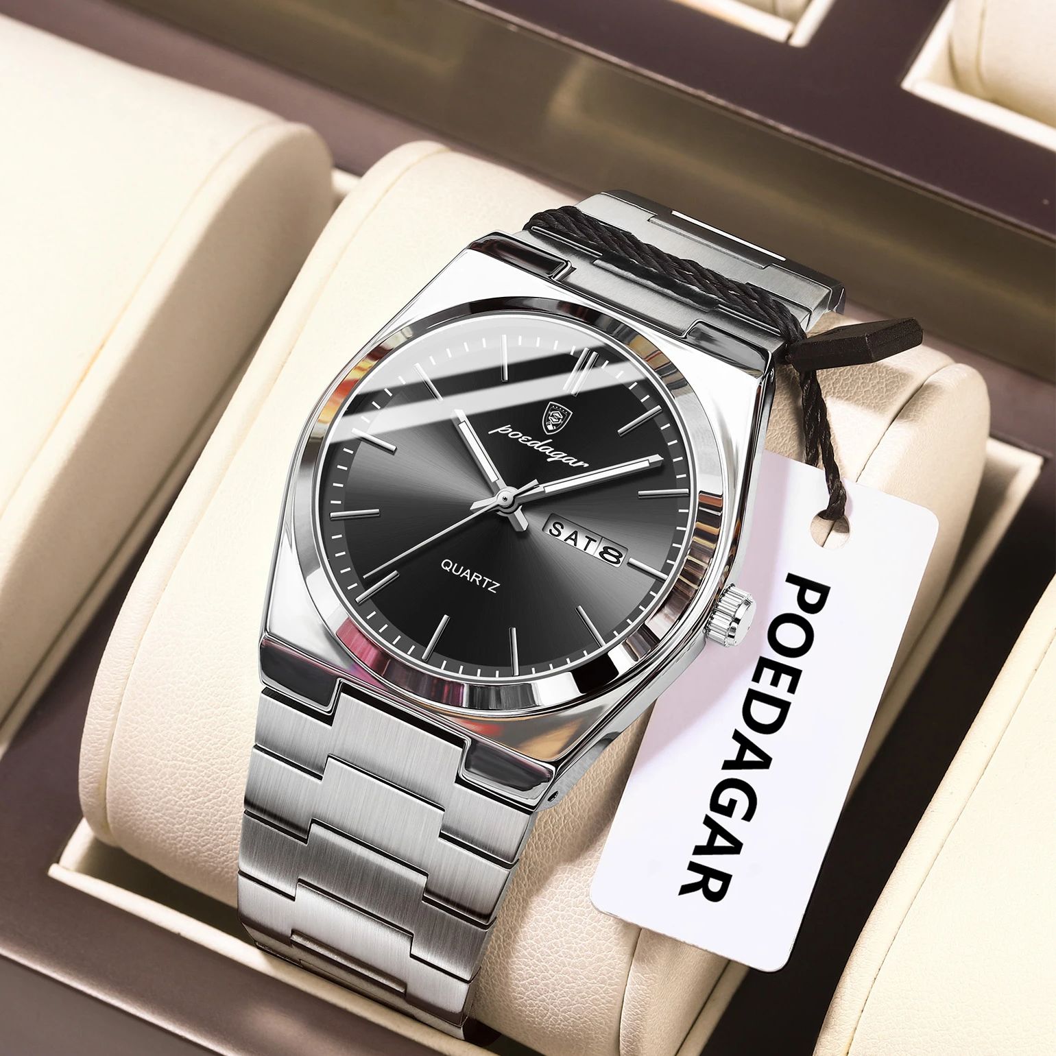 Luxury Watch Omega - POEDAGAR Роскошные мужские кварцевые наручные часы,
