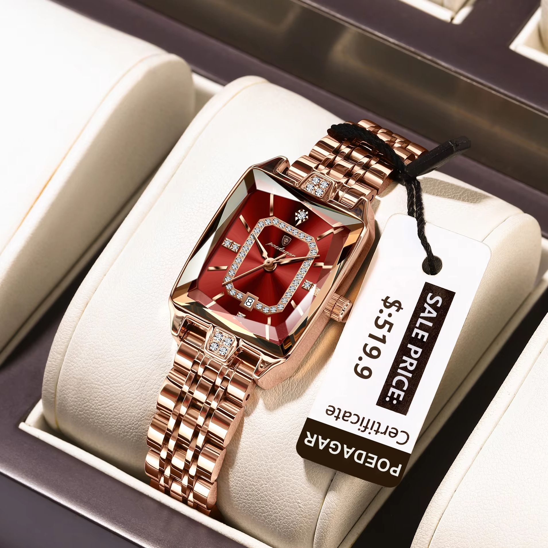 Luxury Watch Lady - POEDAGAR модные элегантные женские наручные часы