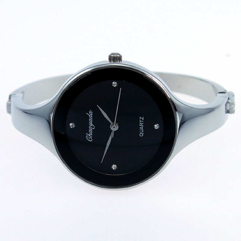 Luxury Watch Female - Новые женские часы-манжеты, модные повседневные круглые