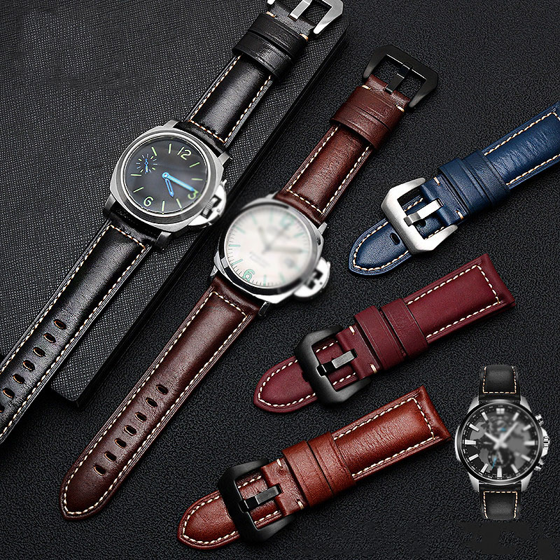Luxury Watch Panerai - Ремешок из натуральной кожи для наручных