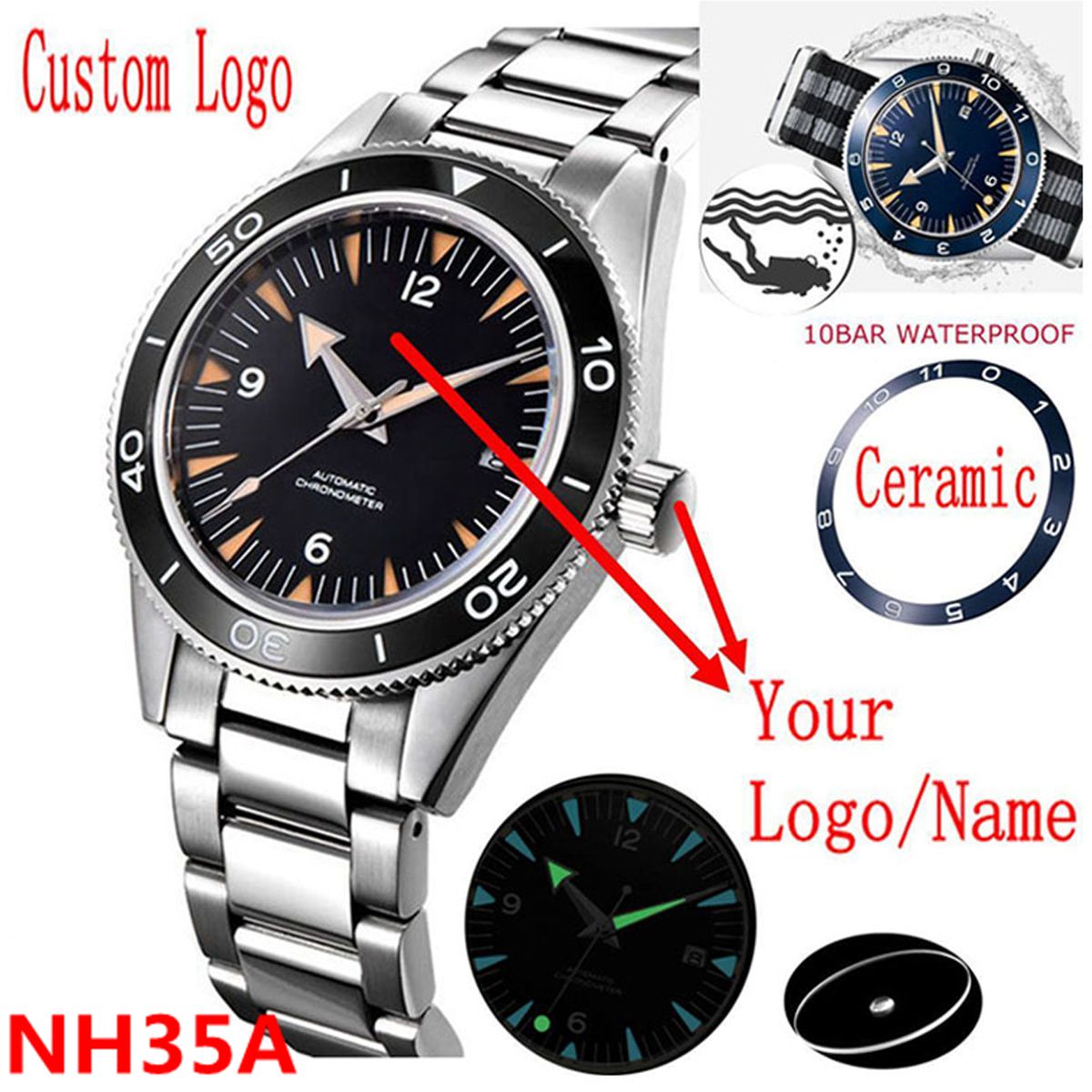 Часы с механизмом NH35 с индив – обзор и цена Luxury Watch Business