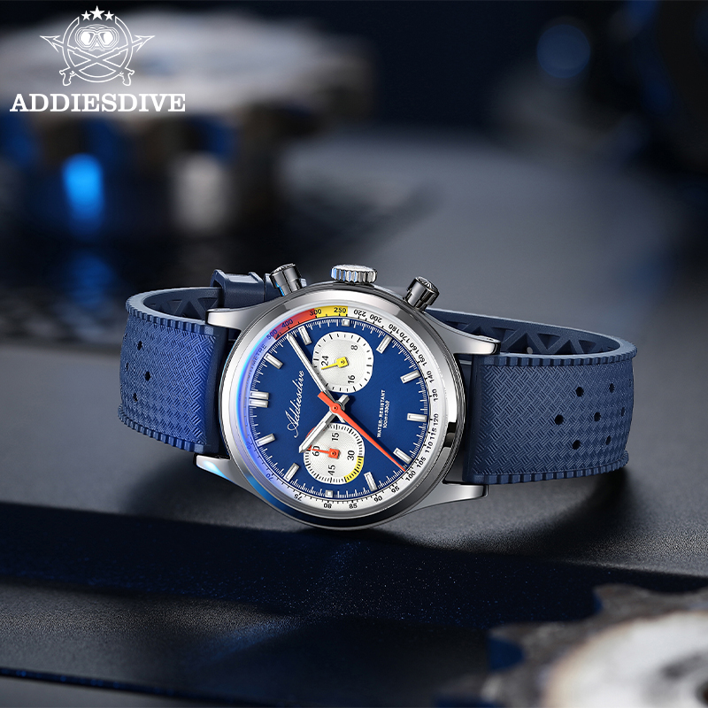 Мужские кварцевые часы с хроно – обзор и цена Luxury Watch Rubber Strap