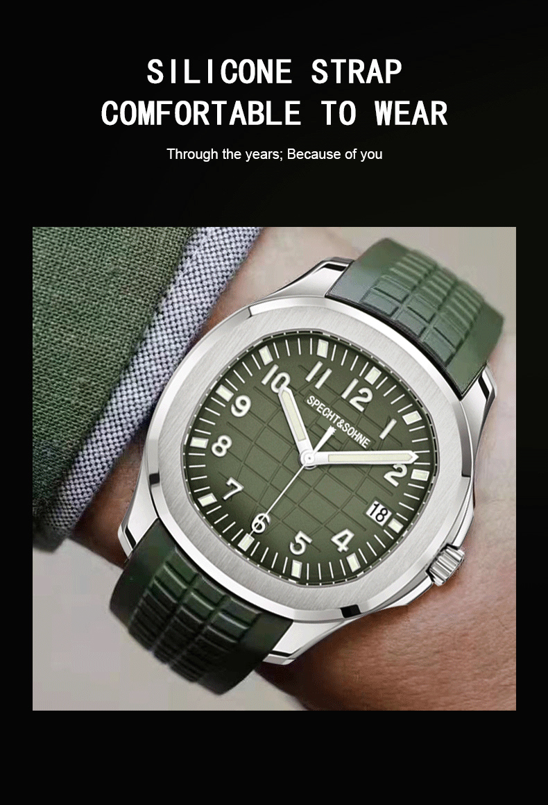 Новинка 2025, мужские часы, ав – обзор и цена Luxury Watch Rubber Strap