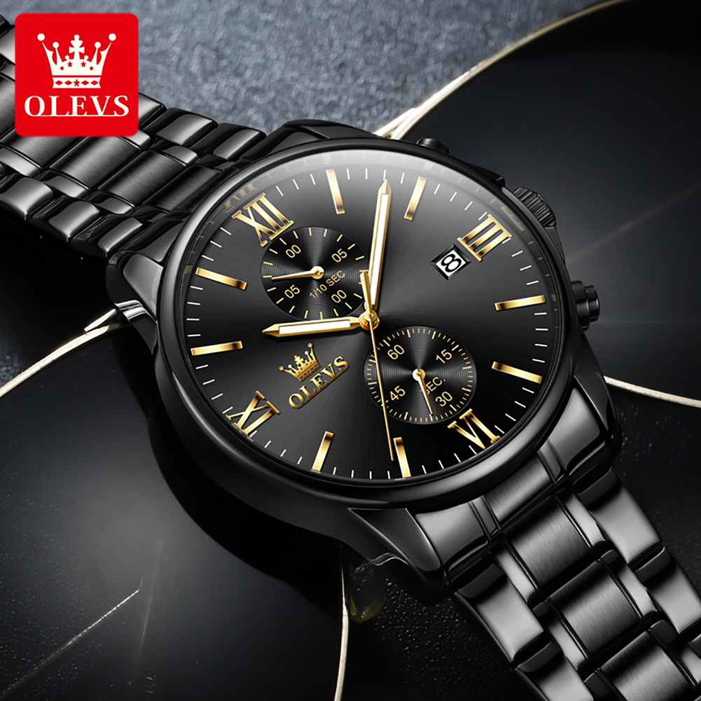 OLEVS 2886 Классические черные – обзор и цена Luxury Watch Affordable