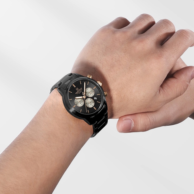 Мужские кварцевые часы-хроногр – обзор и цена Luxury Watch Men