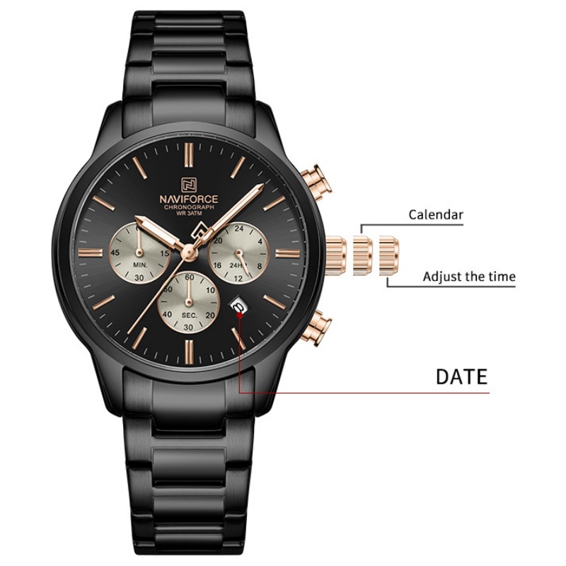 Мужские кварцевые часы-хроногр – обзор и цена Luxury Watch Men