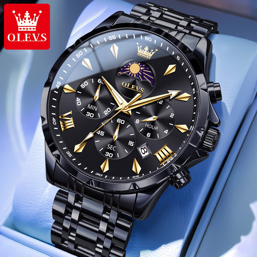 Мужские часы OLEVS 3653 с кале – обзор и цена Luxury Watch Affordable