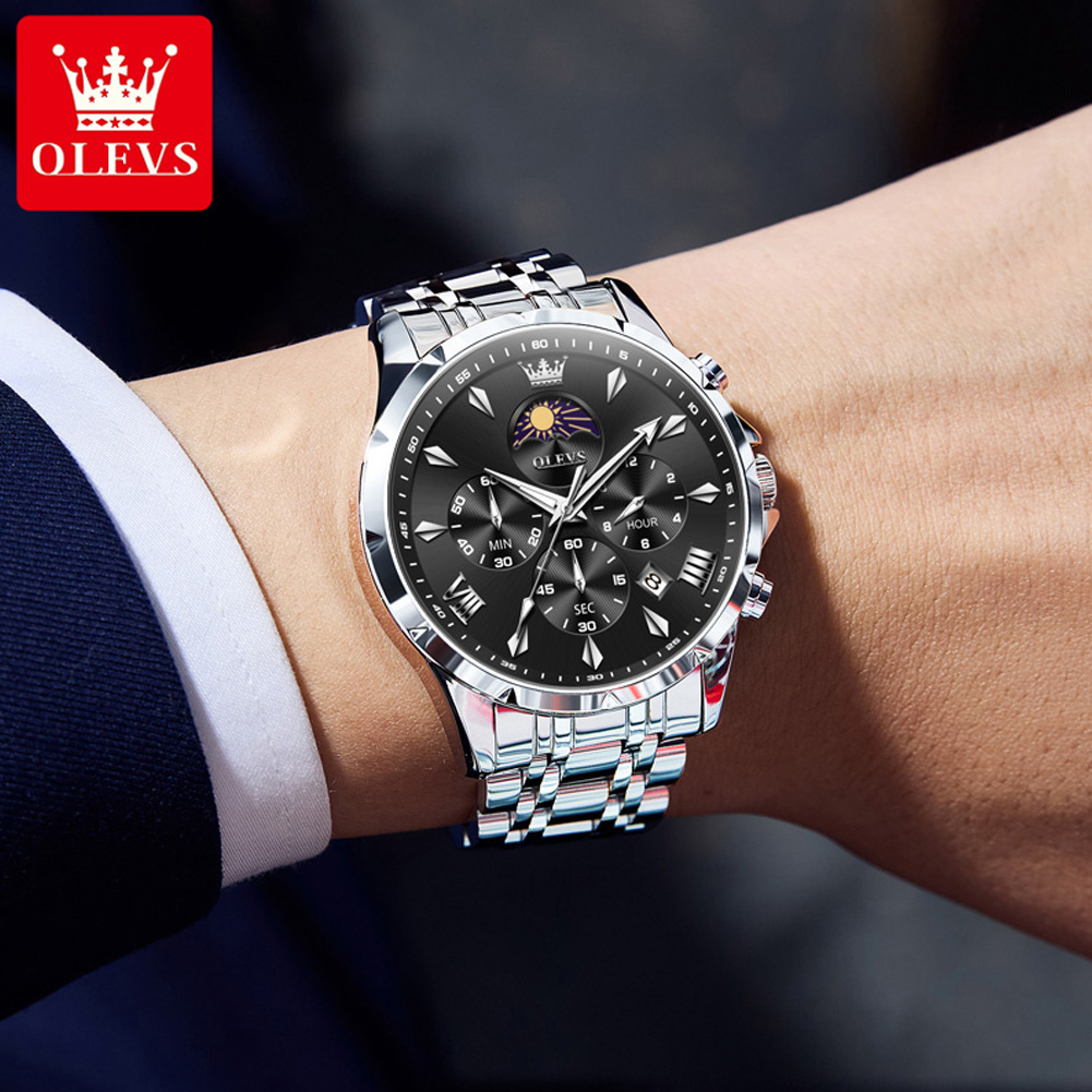 Мужские часы OLEVS 3653 с кале – обзор и цена Luxury Watch Affordable