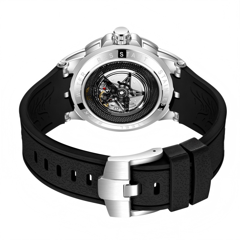 Креативные 3D кварцевые часы д – обзор и цена Luxury Watch Rubber Strap