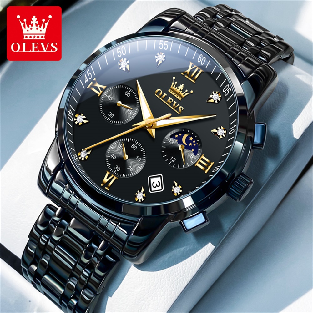 OLEVS Популярные мужские часы  – обзор и цена Luxury Watch Men