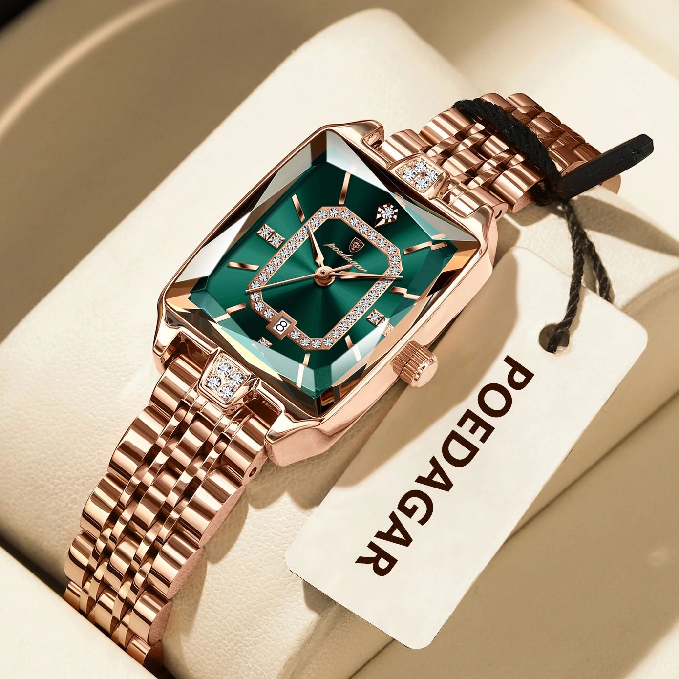 POEDAGAR Роскошные женские час – обзор и цена Luxury Watch Female