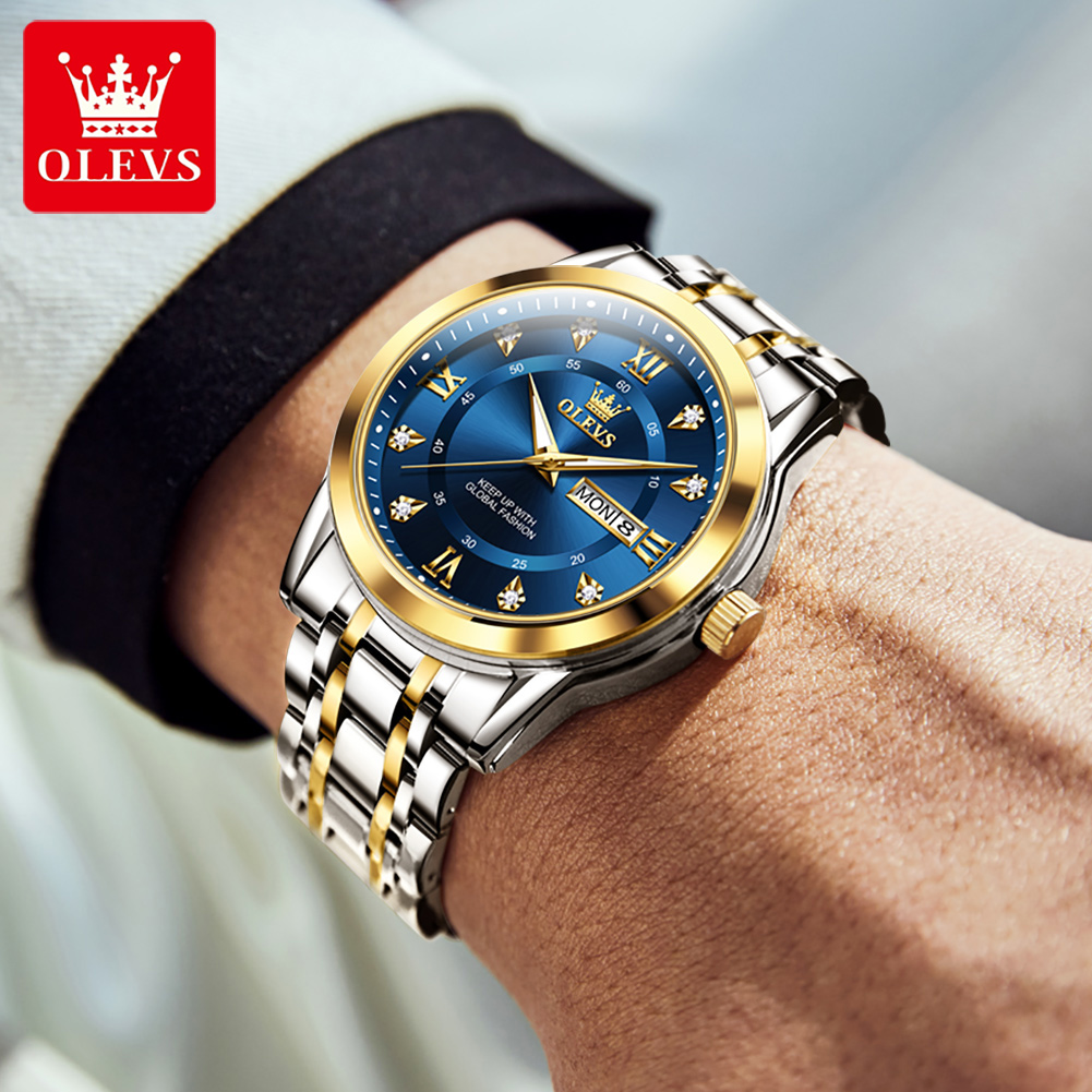 OLEVS брендовые модные мужские – обзор и цена Luxury Watch Men