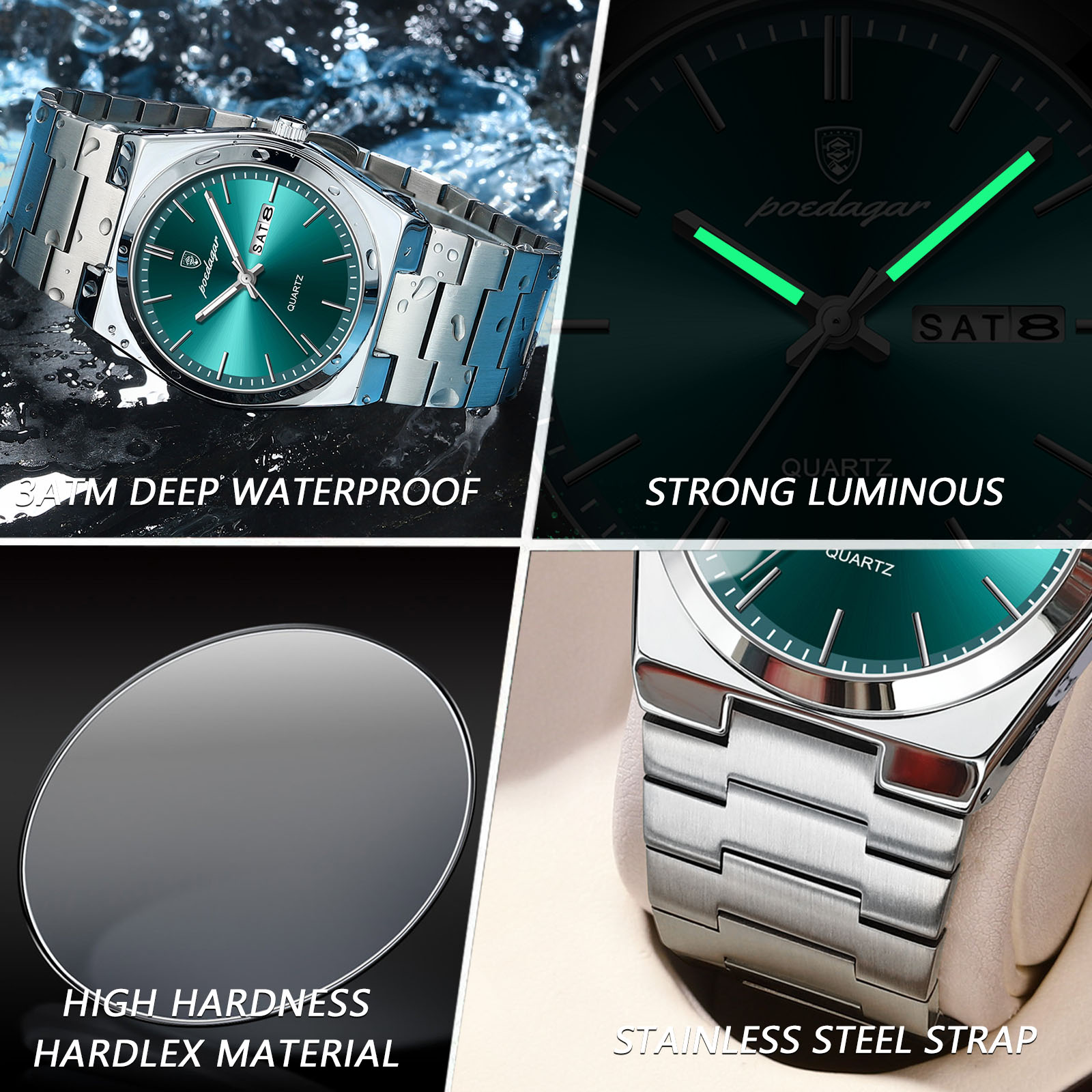POEDAGAR оригинальные кварцевы – обзор и цена Luxury Watch Organizer For Men