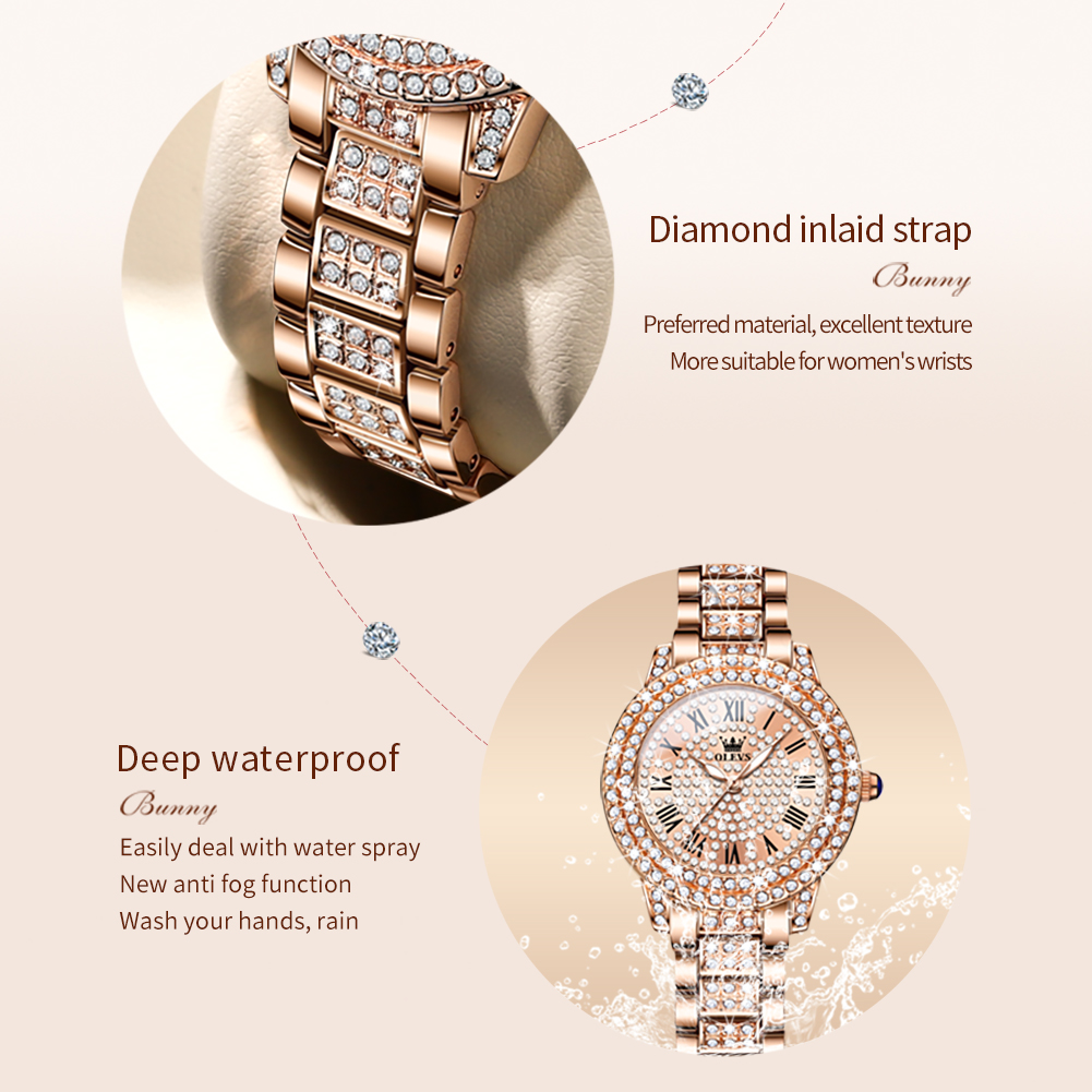 OLEVS 9943 Роскошные оригиналь – обзор и цена Luxury Watch Female