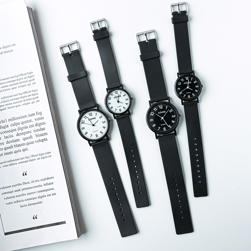 Простые черные часы, кварцевые – обзор и цена Luxury Watch Female