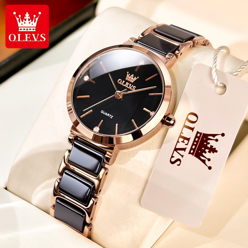 Женские кварцевые часы с керам – обзор и цена Luxury Watch Female