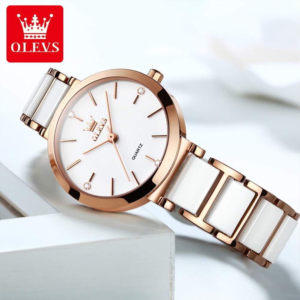 Женские кварцевые часы с керам – обзор и цена Luxury Watch Female
